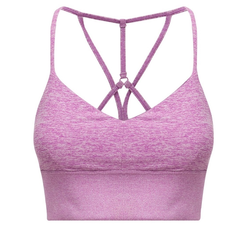 ALO YOGA Alosoft Lavish Bra Women's Purple Strappy Bralette